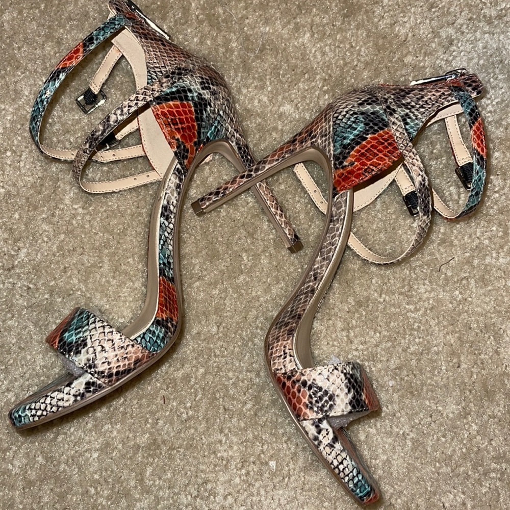 Practically New Multi-Colored Snake Print Shoe - image 4